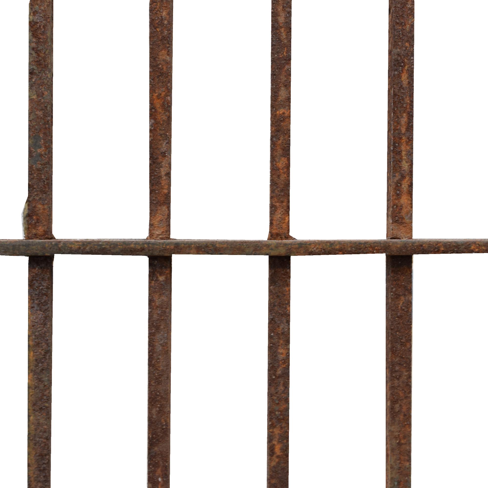 A Set of Eleven American Cast Iron Elevator Doors/Grates 23" W x 1" D x 82" H — United States, Early 20th Century
