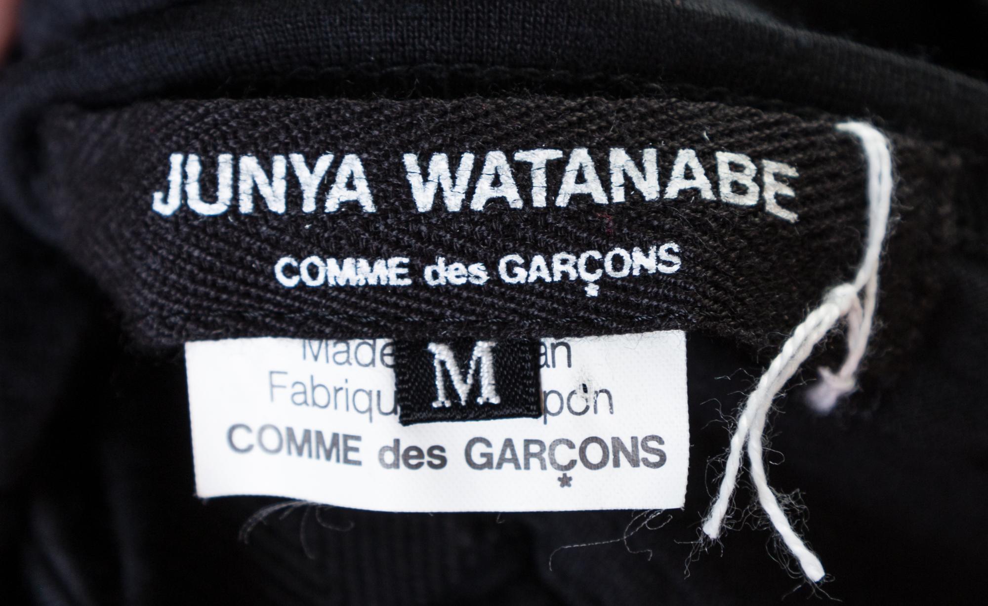 A Junya Wantanabe Black Parachute Ensemble, Shirt size M.