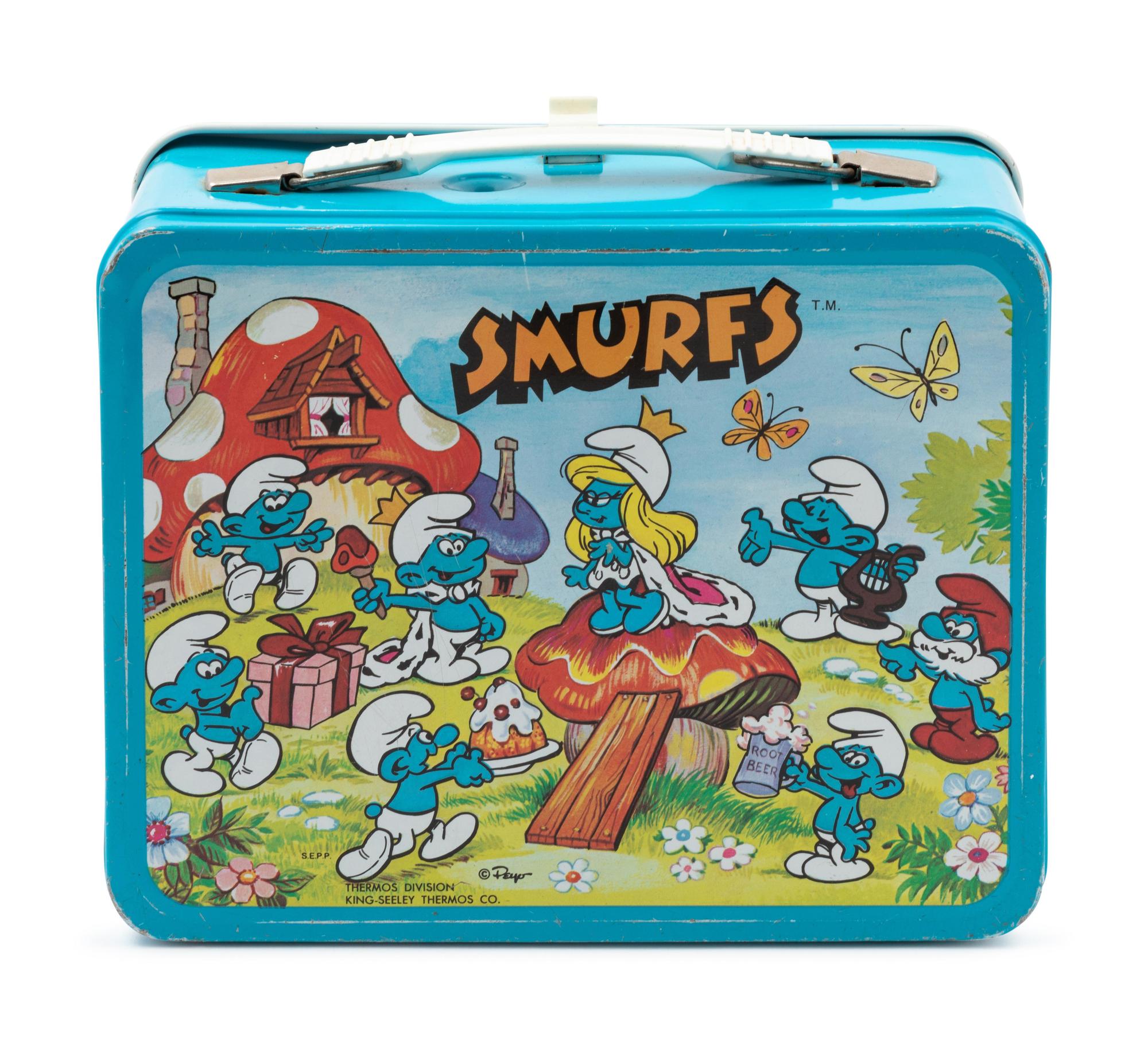 A King-Seeley Thermos Co. "Smurfs" Lunch Box