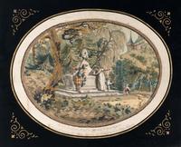A French Needlework and Silk Picture