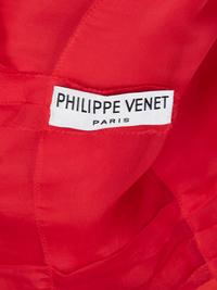 Philippe Venet Haute Couture Tiered Dress with Balloon Sleeves, Fall/Winter 1991