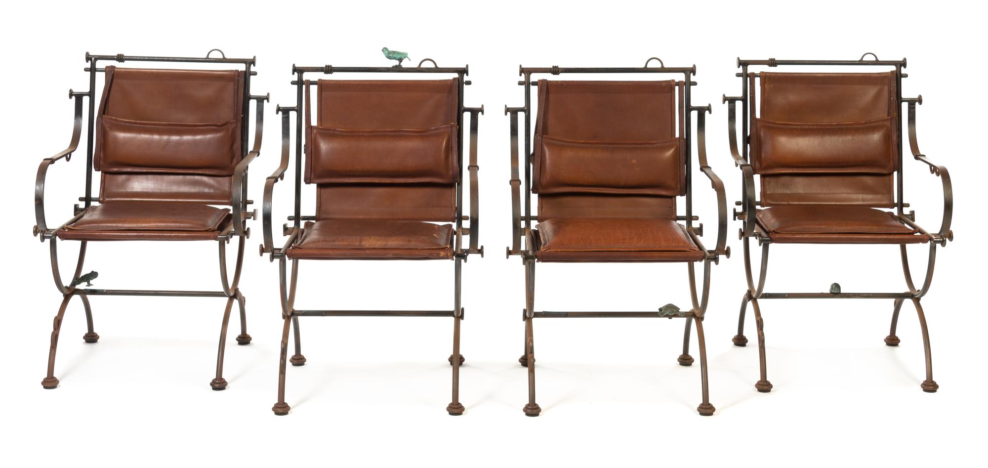 Ilana Goor, (Israeli, b. 1936), a set of four armchairs, c.1994
