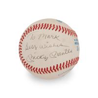 A Mickey Mantle and Roger Maris Dual Signed Autograph Baseball (Beckett Authentication Services)