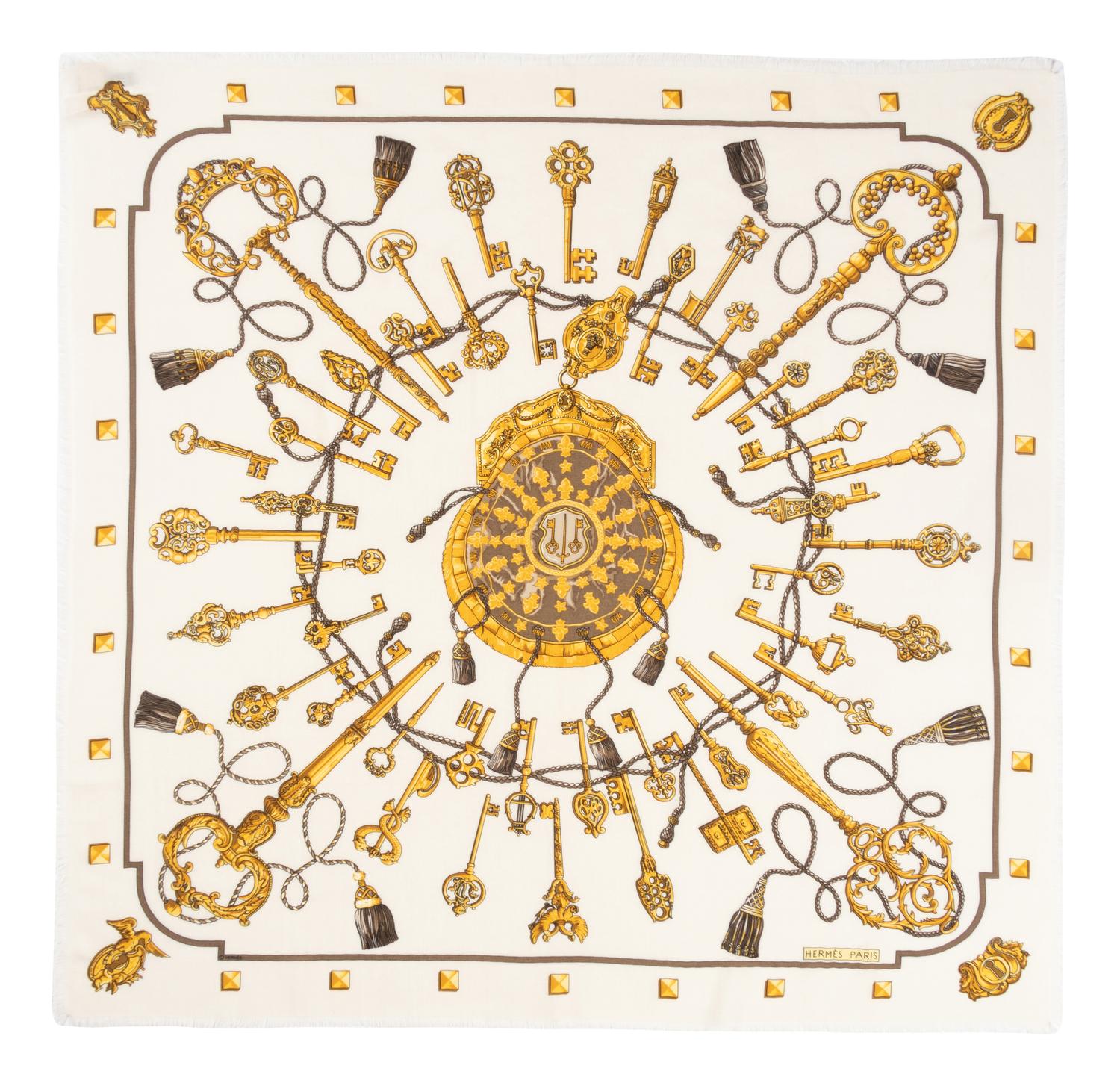 Hermès 90cm Cashmere/Silk Scarf