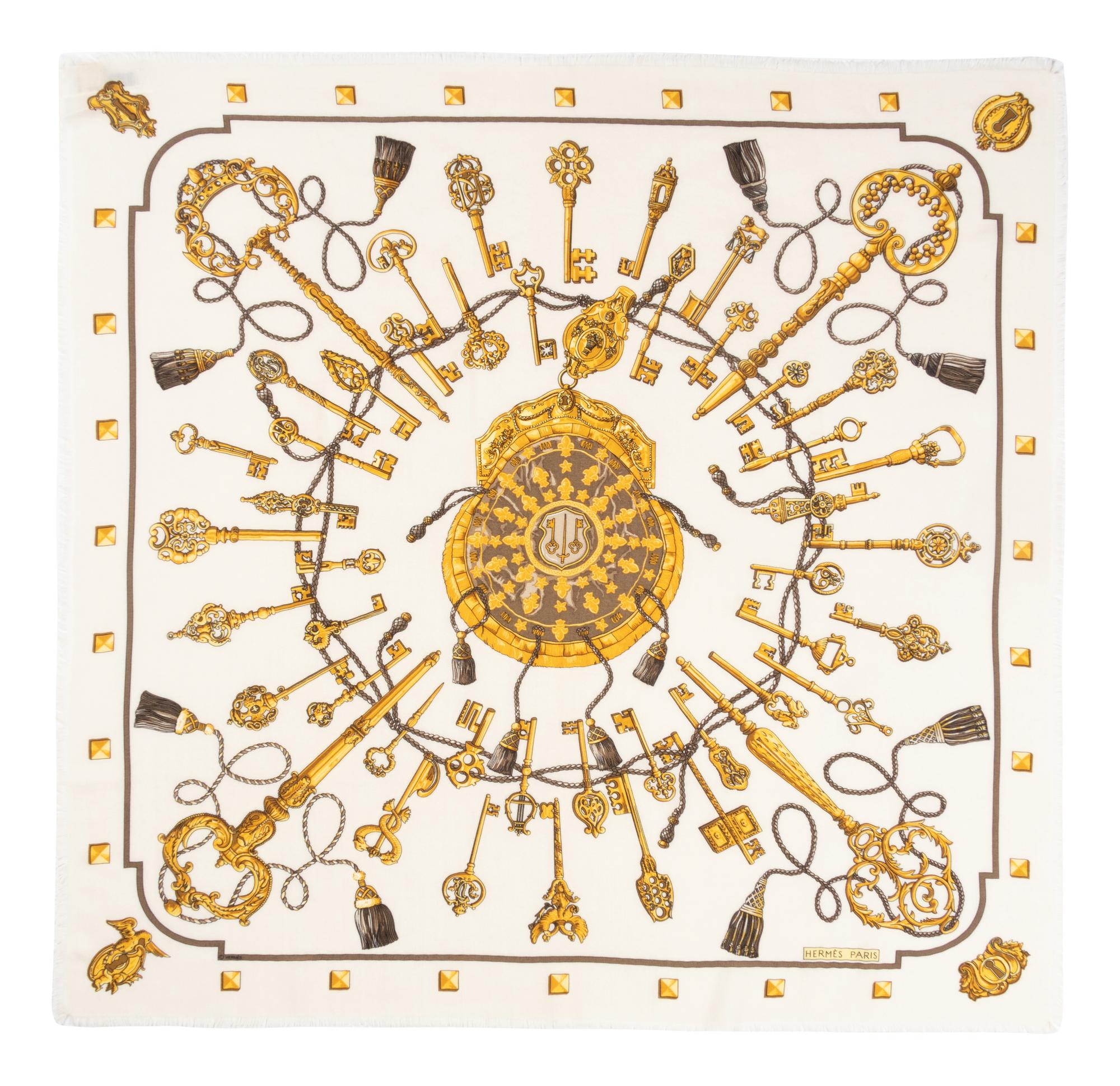Hermès 90cm Cashmere/Silk Scarf