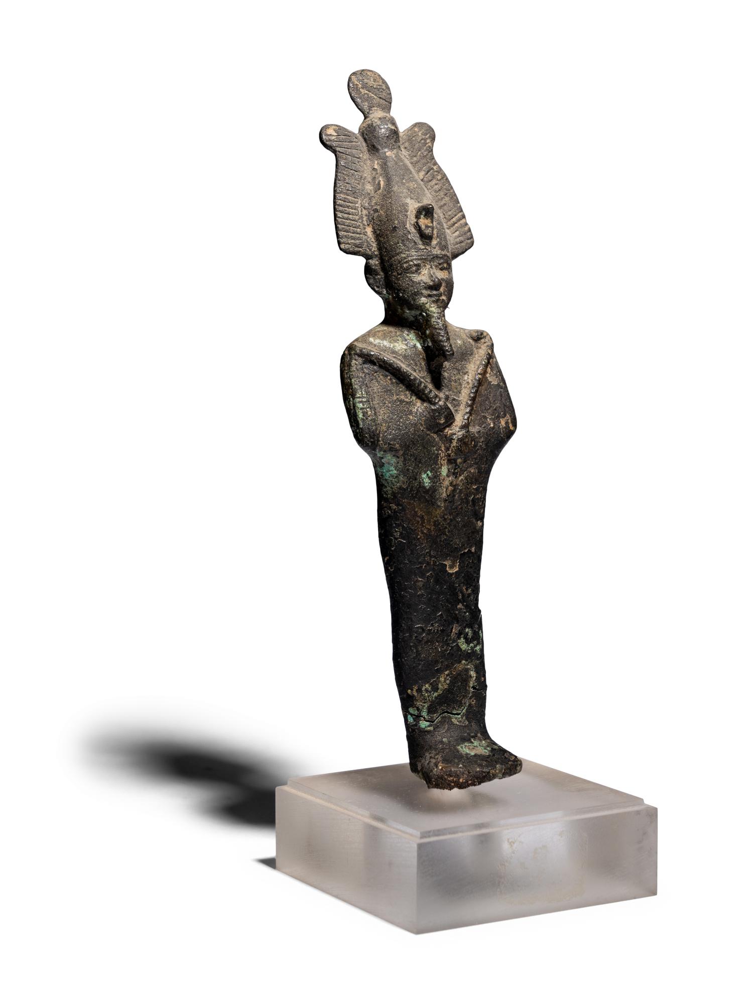 An Egyptian Bronze Osiris
