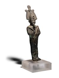 An Egyptian Bronze Osiris