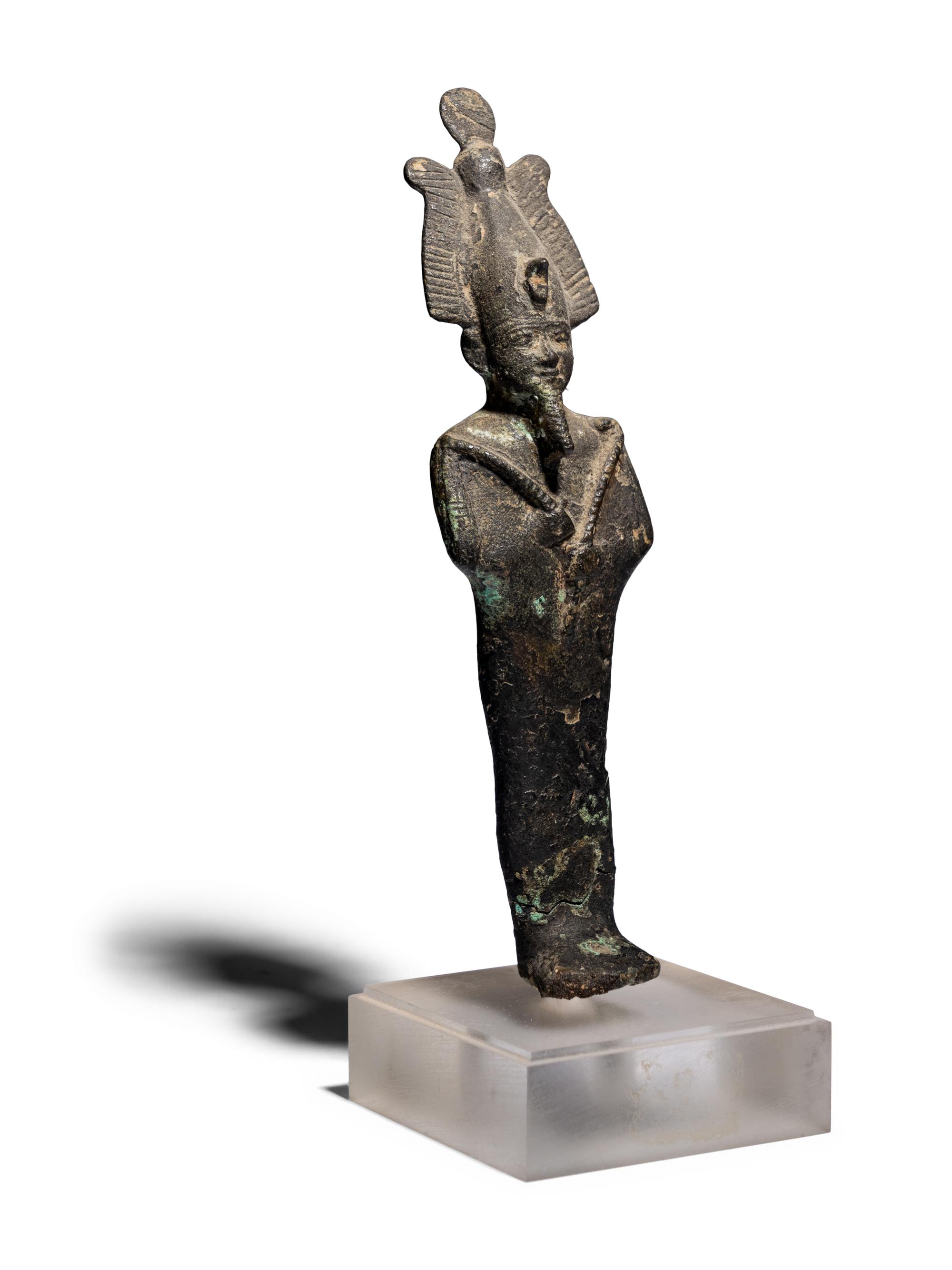 An Egyptian Bronze Osiris