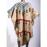 Blackfeet Beaded Hide Dress, Collected by U.S. Special Agent Johnson N. High (1842-1909)