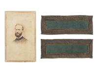 [CIVIL WAR]. Second lieutenant shoulder straps with CDV.