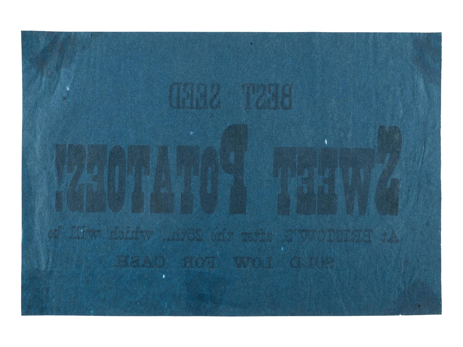 [ADVERTISING]. A group of 19th-century broadsides, handbills, and other advertising-elated ephemera.
