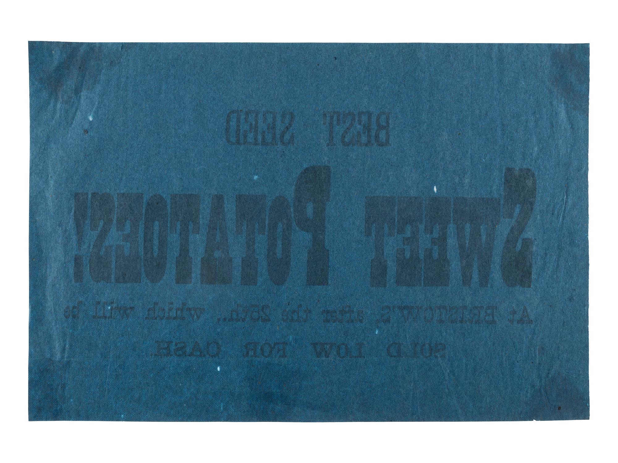 [ADVERTISING]. A group of 19th-century broadsides, handbills, and other advertising-elated ephemera.