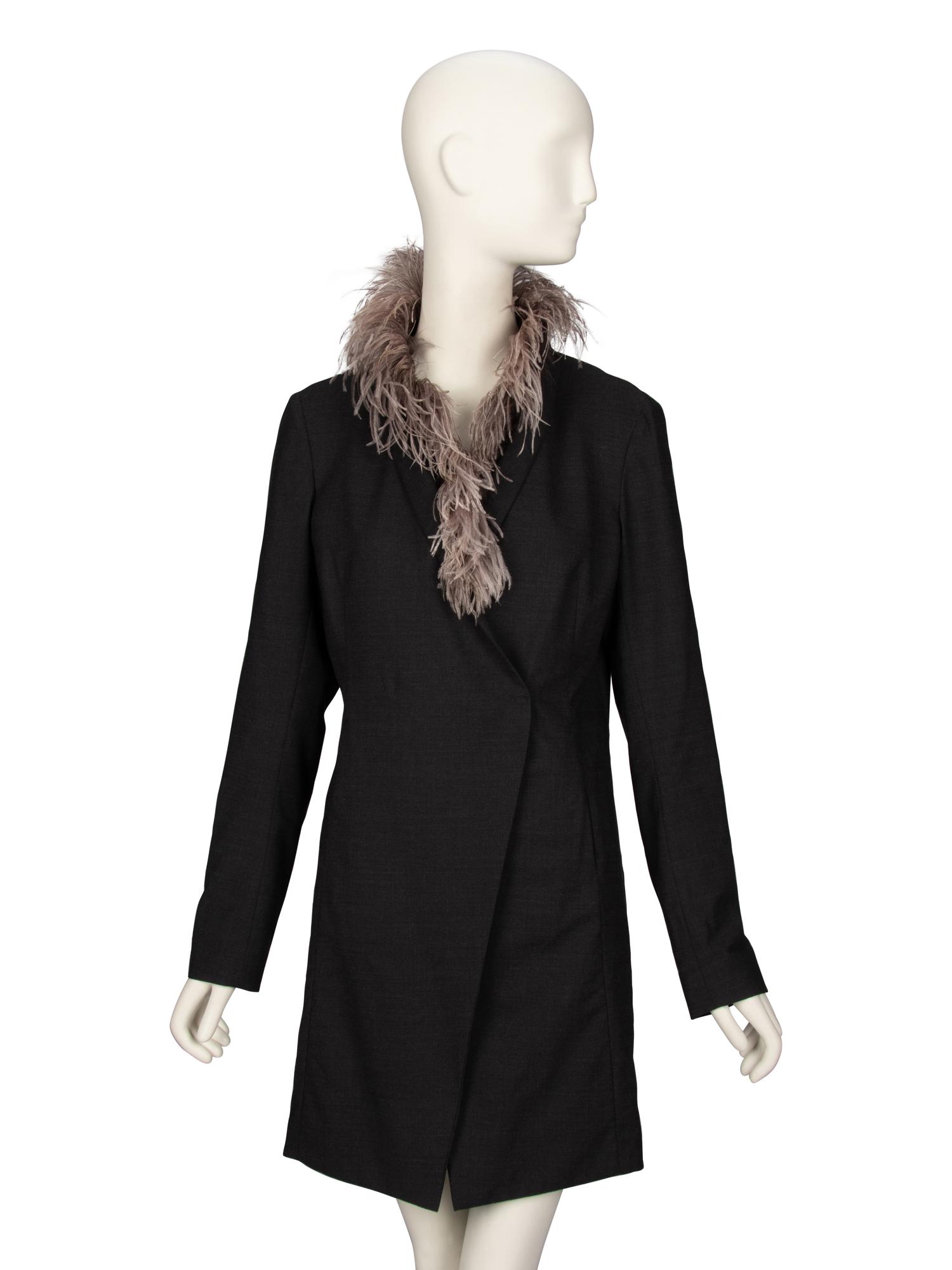 Brunello Cucinelli, Feather-Trimmed Wool Jacket