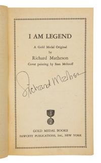 Matheson, Richard (1926-2013). I Am Legend . New York: Fawcett Publications/Gold Medal Books, 1954.
