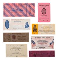 [JOHNSON, Lyndon B. (1908-1973)]. A large group of ephemera related to Johnson's campaigns.