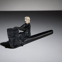 Haida Argillite Portrait Pipe