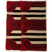 Navajo Third Phase Blanket / Rug, Collected U.S. Special Agent Johnson N. High (1842-1909)