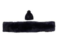 Blue Fox Shrug and Mink Hat, c. 2017 — BNY 164, 187