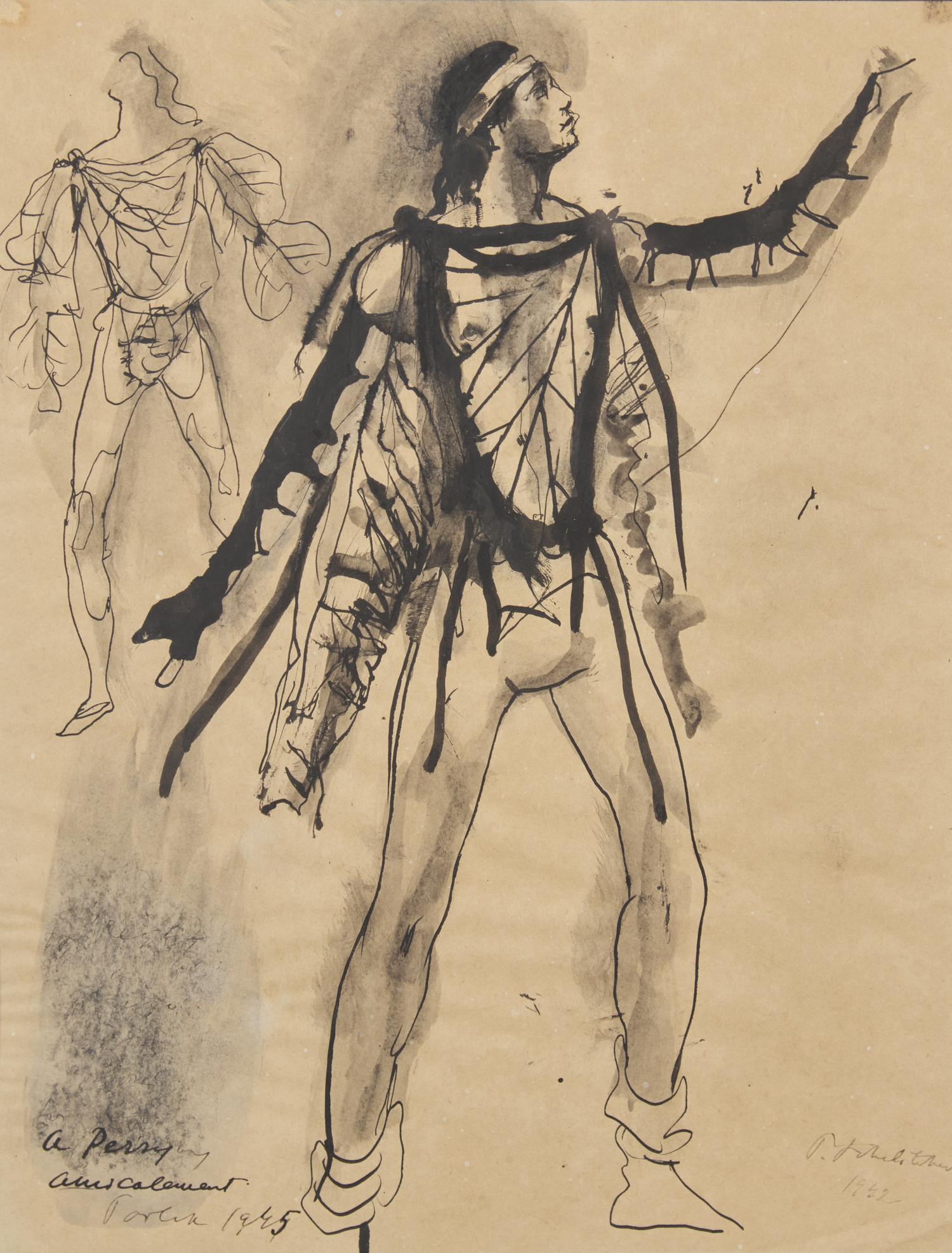 Pavel Tchelitchew (Russian, 1898-1957) — Costume Study , 1942