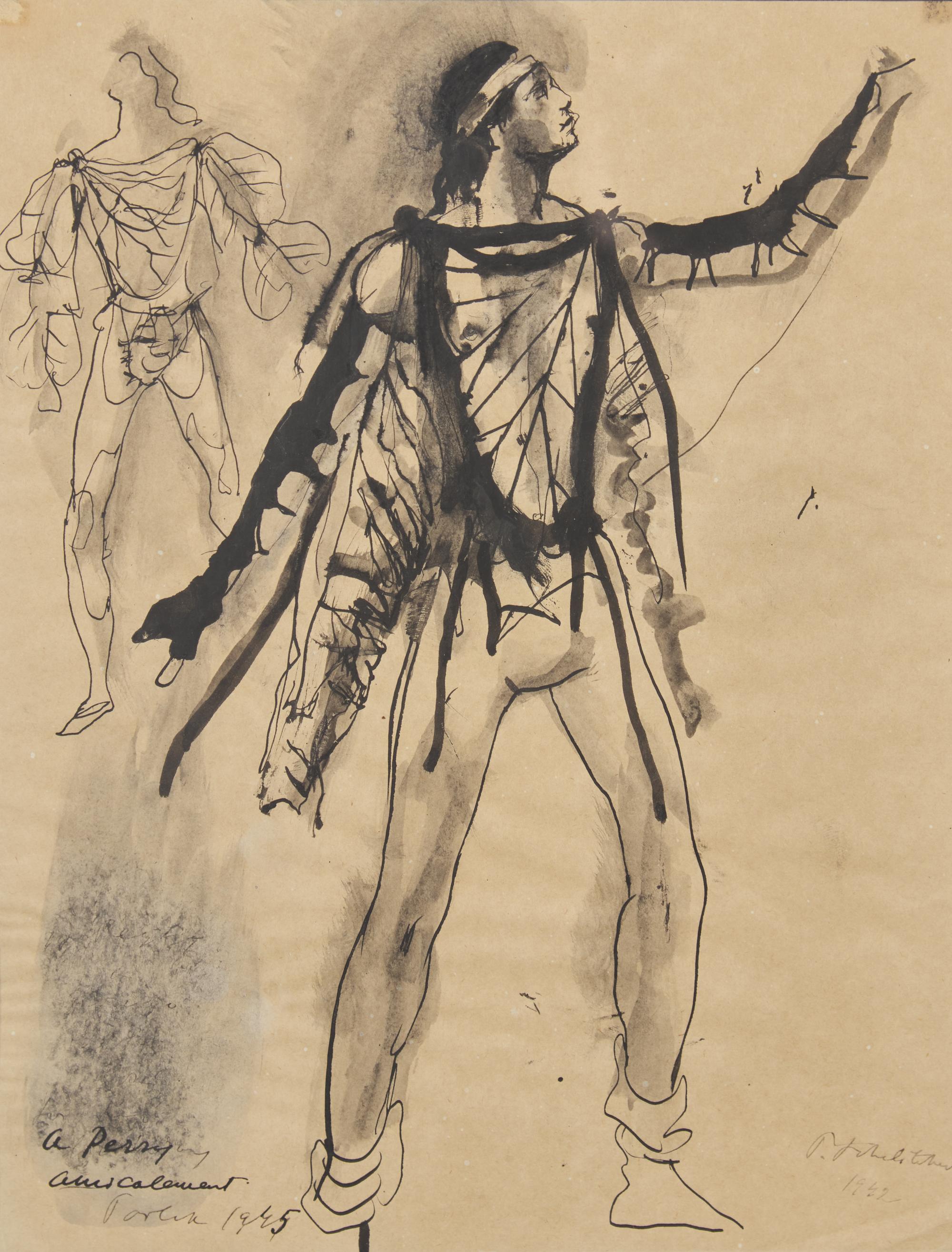Pavel Tchelitchew (Russian, 1898-1957) — Costume Study , 1942
