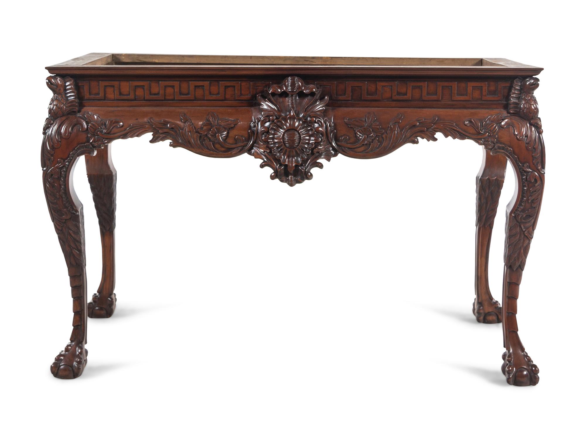 An Irish George III Style Mahogany Center Table