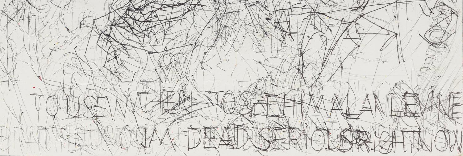 Untitled and Dead Serious Right Now (a double-sided work)