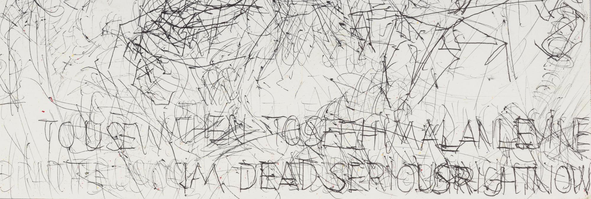 Untitled and Dead Serious Right Now (a double-sided work)