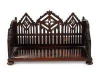 A William IV Rosewood Book Caddy
