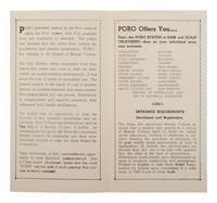 [EDUCATION - MALONE, ANNIE M. (1869-1957)]. 2 items related to Poro College, Chicago, IL.