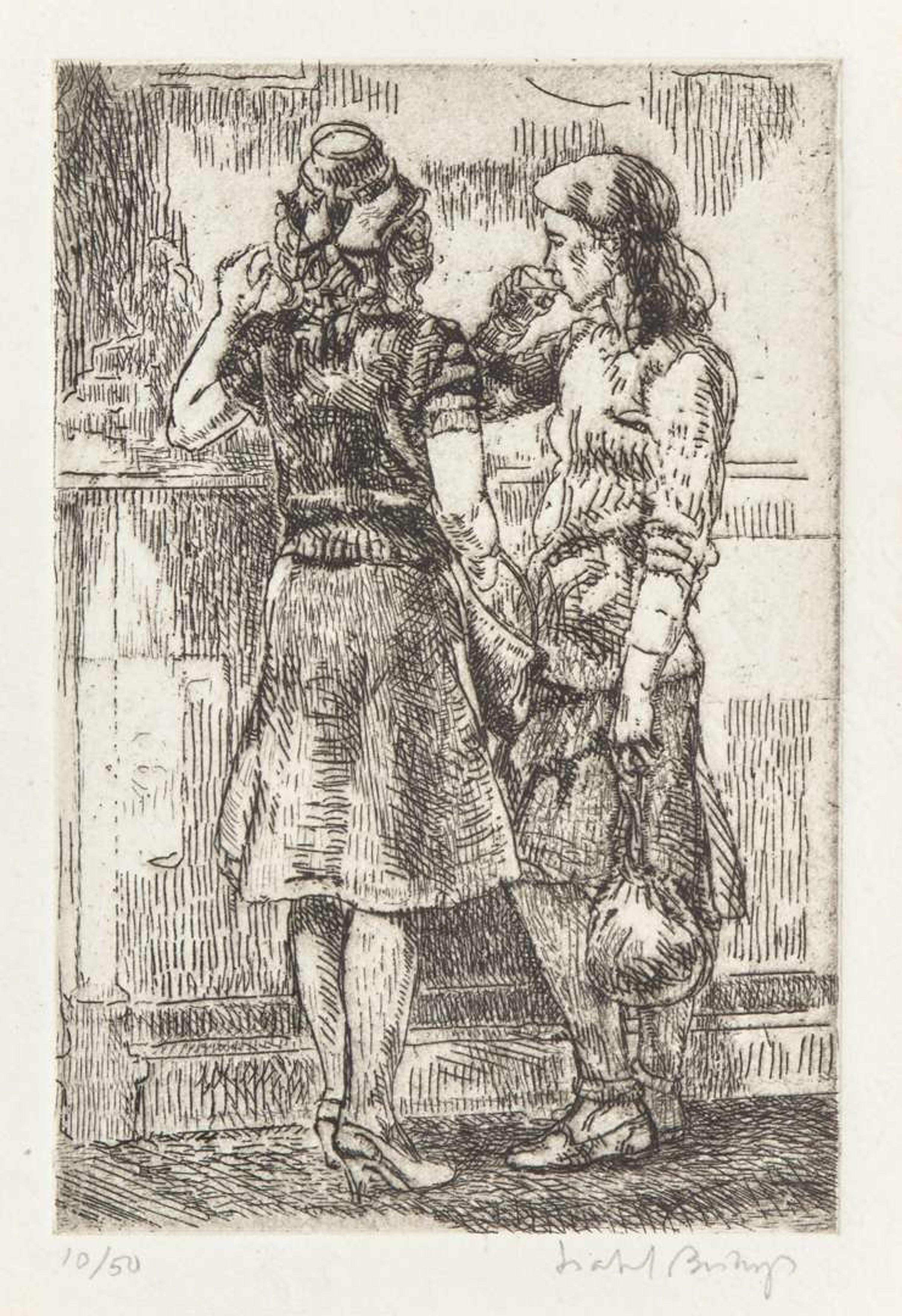 Isabel Bishop (American, 1902-1988) - Eight Scenes of Everyday Women (8)