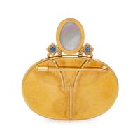 MULTIGEM INTAGLIO BROOCH