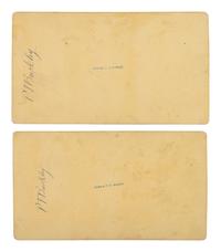 MORROW, Stanley J. (1843-1921), photographer. A group of 19 stereoviews from General Crook's Expedition and the Black Hills series, incl. reenactment of the 1876 "Starvation March."