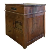 A Wooden Shop Cabinet 35" W x 31" D x 40" H — Italy, Circa 1900