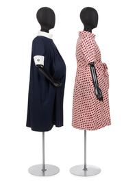Two Givenchy Haute Couture Maternity Dresses, c.1984