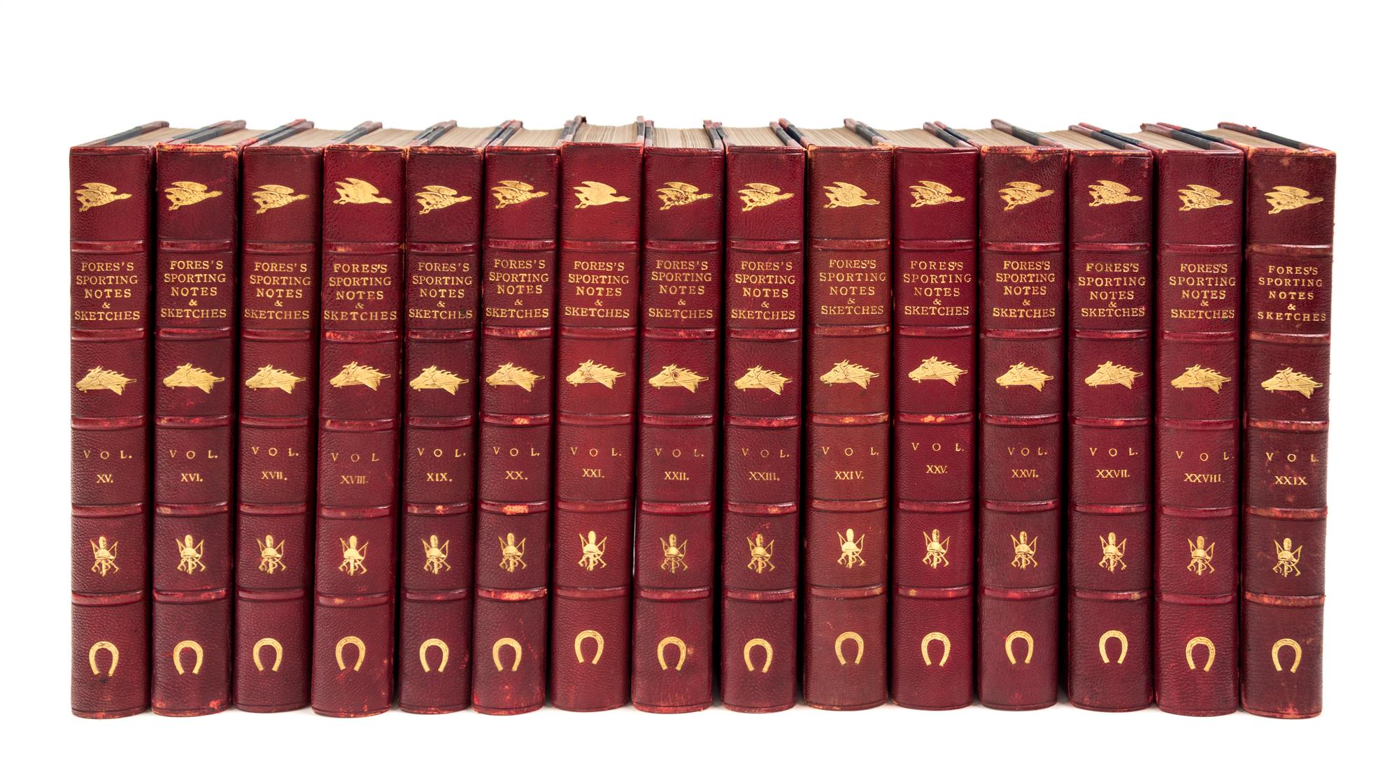 FORES, Messrs., publishers. Fores' Sporting Notes & Sketches. London: Messrs. Fores, 1885-1912.