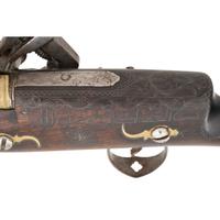 Highly Decorated North African Moukahla Musket