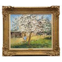 Paul-Émile Pissarro (French, 1884-1972) — Fermière à Cantepie , c. 1970s