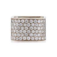 GABRIEL OFIESH, WHITE GOLD AND DIAMOND BAND