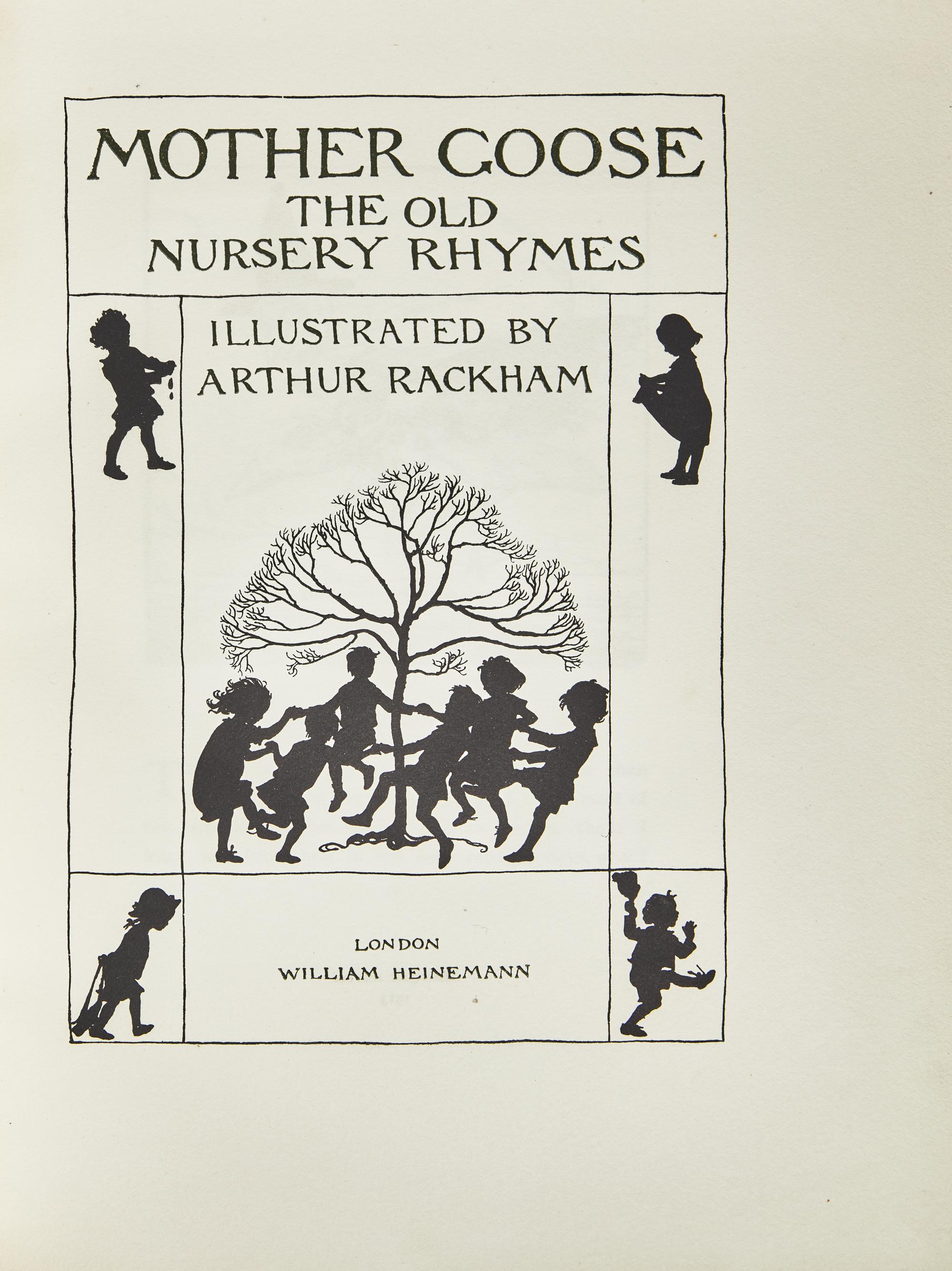[Rackham, Arthur] Mother Goose The Old Nursery Rhymes