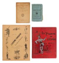 [FENCING -- FRENCH]. A group of approximately 86 volumes about fencing in French, including: