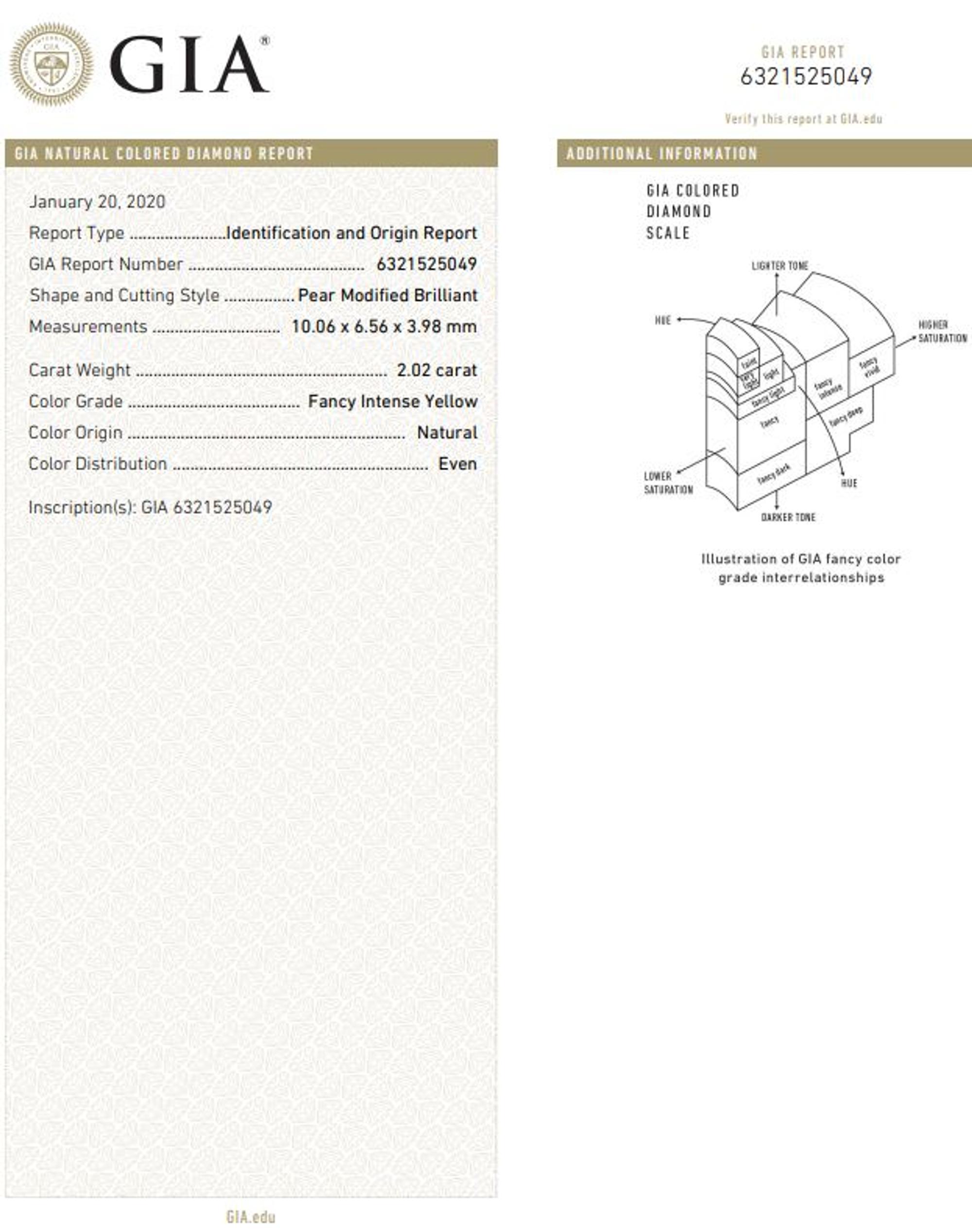 FANCY INTENSE YELLOW DIAMOND AND DIAMOND EARRINGS