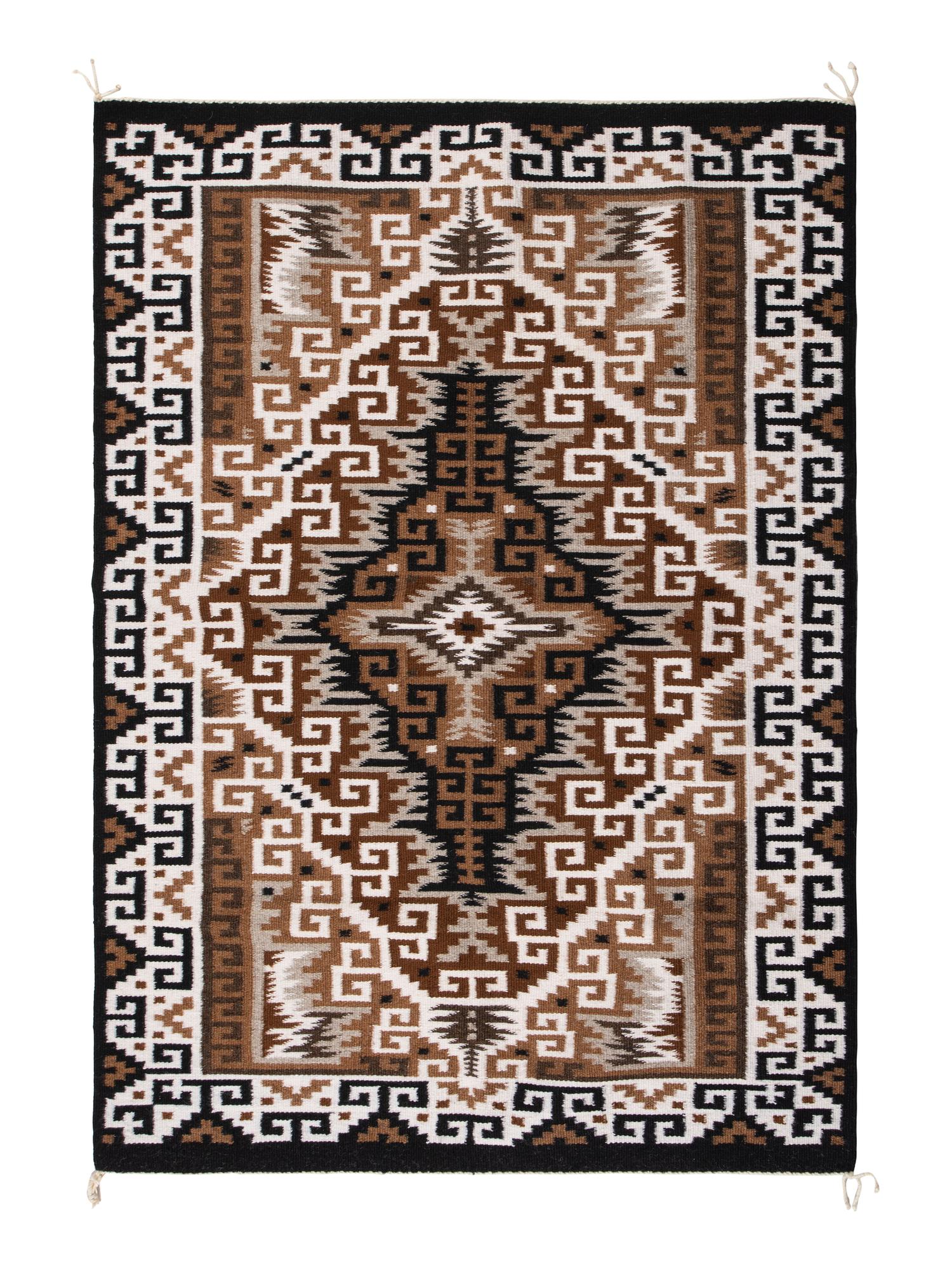 Navajo Two Grey Hills Weaving / Rug