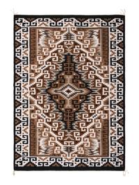Navajo Two Grey Hills Weaving / Rug