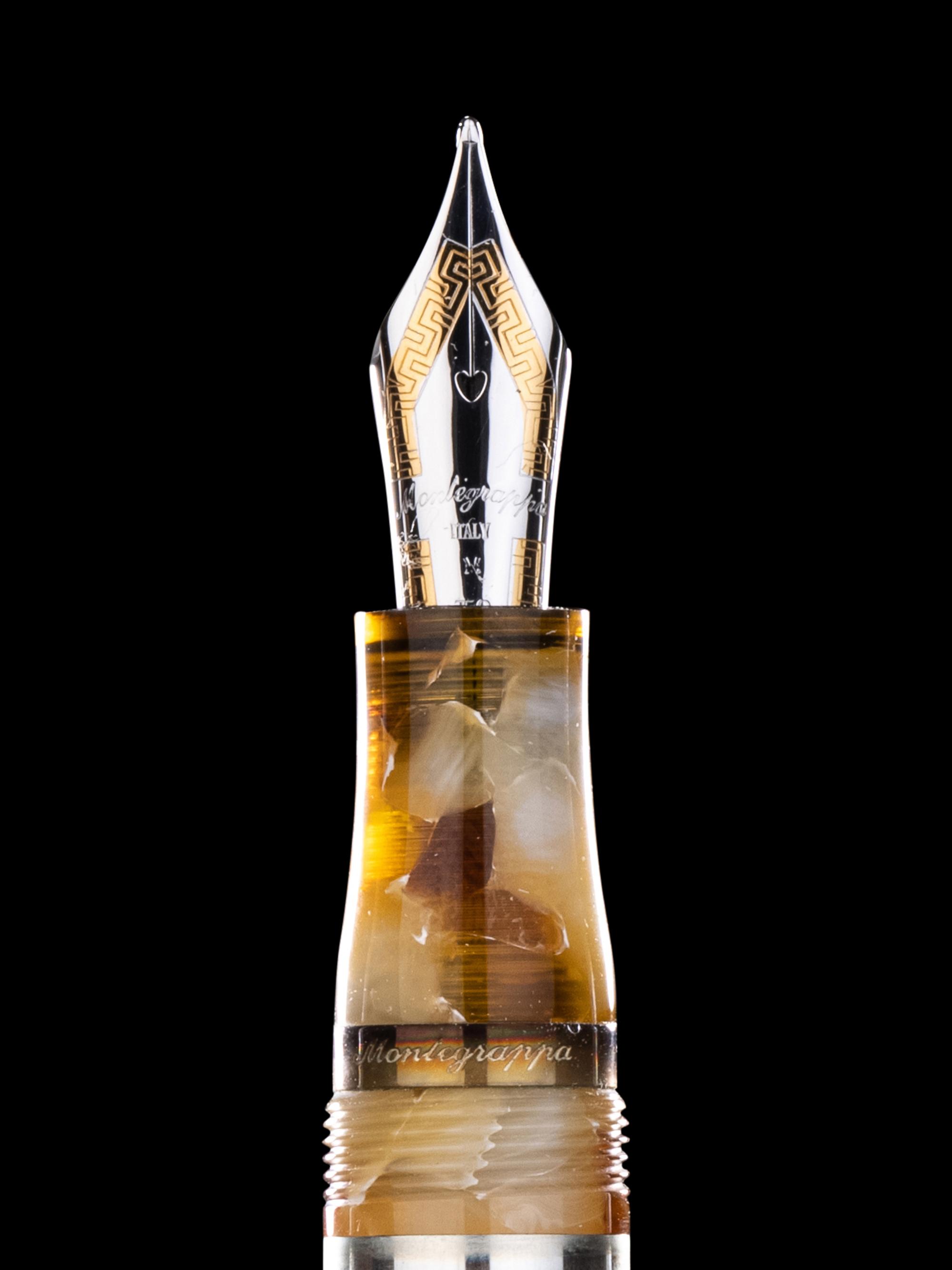 Montegrappa: Il Millennio Bassanda Del Grappa 1998 Silver Mounted Limited Edition Fountain Pen