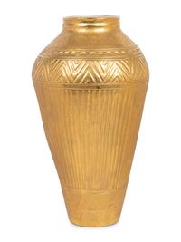 A Gilt Decorated Ceramic Vase