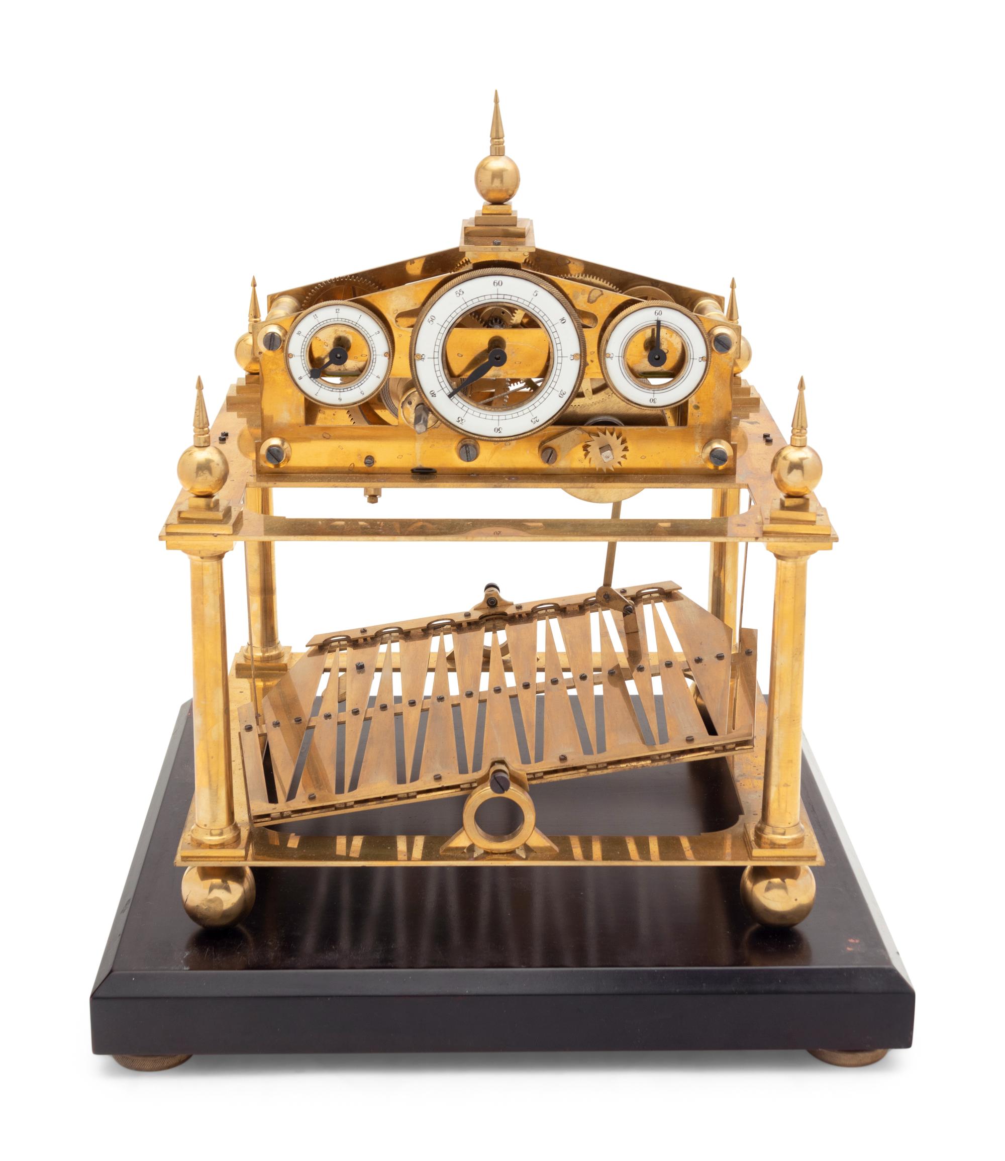 A Brass Congreve Clock