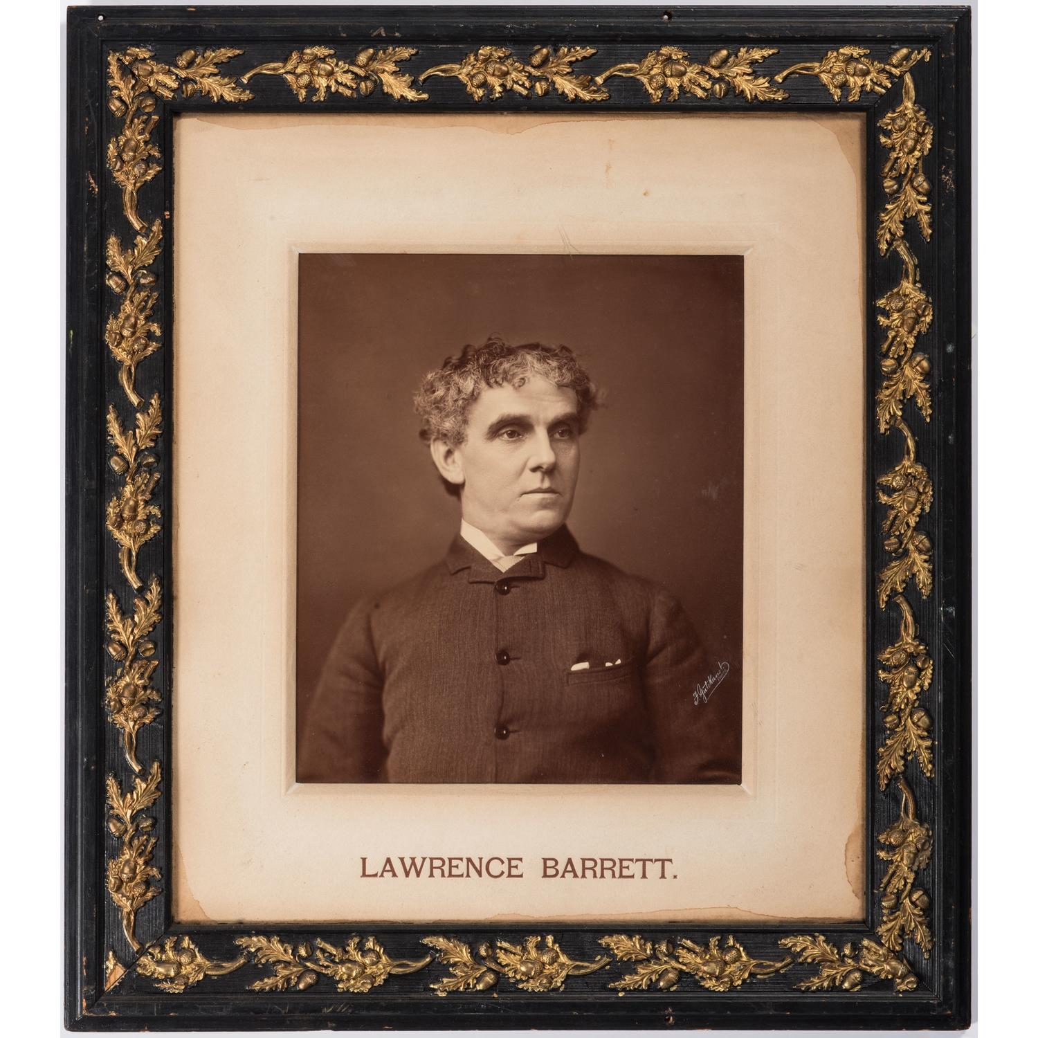 Edwin Booth, Brother of John Wilkes Booth, & Lawrence Barrett, Large Format Photographs by Gutekunst