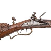 Contemporary Poltz-Carlsbad Style Flintlock Jaeger Rifle
