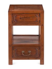 A Chinese Elmwood Side Table