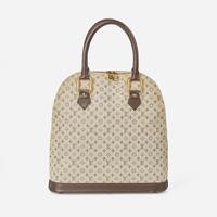 A Louis Vuitton Alma Haut in Khaki Coated Canvas Louis Vuitton